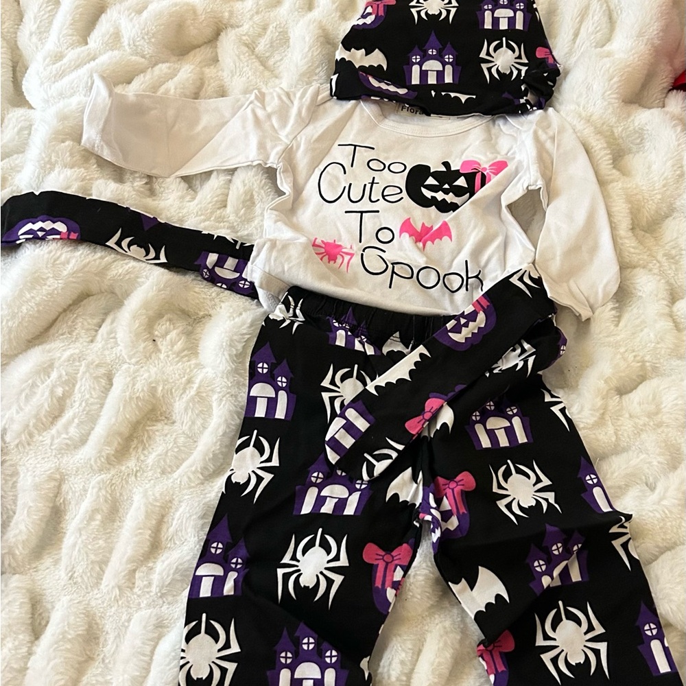 Kids Halloween Costume Set - Black and White